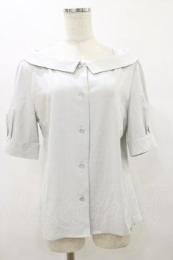 画像1: F&A / 衿付きオフショルシャツ Free L/GRAY H-25-08-12-048-LO-BL-NS-ZH