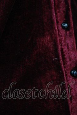 画像4: KILL STAR / 肩あきベロアワンピース XS ボルドー H-25-08-13-022-SL-OP-KB-ZH