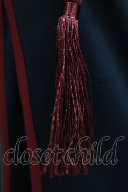 画像6: Ozz oneste / レイヤード風ロングカーディガン  黒×赤 H-25-08-13-028-OO-TO-KB-ZH