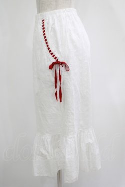 画像2: Katie / SUMMER HEROINE mermaid skirt  WHITE×RED H-25-08-13-030-LO-SK-KB-ZH