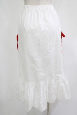 画像3: Katie / SUMMER HEROINE mermaid skirt  WHITE×RED H-25-08-13-030-LO-SK-KB-ZH