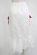 画像3: Katie / SUMMER HEROINE mermaid skirt  WHITE×RED H-25-08-13-030-LO-SK-KB-ZH (3)