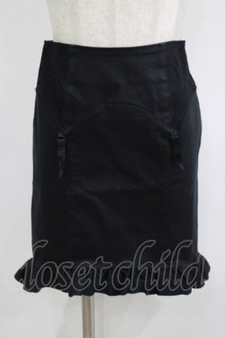 画像1: Katie / CORSETTI garter mini skirt XS ブラック H-25-08-13-031-LO-SK-KB-ZH