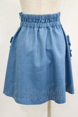 画像3: Katie / CAFE CHIC high waist skirt  ブルー H-25-08-13-032-LO-SK-KB-ZH