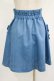 画像3: Katie / CAFE CHIC high waist skirt  ブルー H-25-08-13-032-LO-SK-KB-ZH (3)