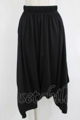 NieR Clothing /ACK SARROUEL PANTS F 黒 H-25-08-13-035-PU-PA-KB-ZH