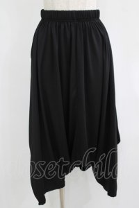 NieR Clothing /ACK SARROUEL PANTS F 黒 H-25-08-13-035-PU-PA-KB-ZH