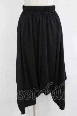 画像1: NieR Clothing /ACK SARROUEL PANTS F 黒 H-25-08-13-035-PU-PA-KB-ZH