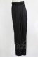 画像2: NieR Clothing /ACK SARROUEL PANTS F 黒 H-25-08-13-035-PU-PA-KB-ZH (2)