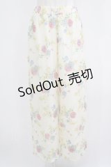 Jane Marple Dans Le Salon / Days of mimosasシアーパンツ  アイボリー H-25-08-13-036-JM-PA-KB-ZH