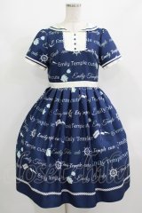 Emily Temple cute / MARINEロゴワンピース  ネイビー H-25-08-13-004-ET-OP-KB-ZH