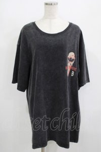 MILKBOY /ACK SUNDAE TEE  ブラックウォッシュ H-25-08-13-041-MB-TO-KB-ZH