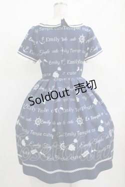 画像3: Emily Temple cute / MARINEロゴワンピース  ネイビー H-25-12-15-1003-ET-OP-KB-ZT033