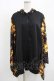 画像1: NieR Clothing / 着物風袖フードシャツ  黒 H-25-08-13-046-PU-BL-KB-ZH (1)