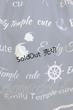 画像4: Emily Temple cute / MARINEロゴワンピース  ネイビー H-25-12-15-1003-ET-OP-KB-ZT033