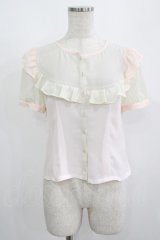 MILK / ラビットパフブラウス  ピンク H-25-08-13-047-ML-BL-KB-ZH