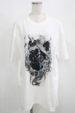 画像1: CuLLt / プリントTシャツ  白 H-25-08-13-049-PU-TO-KB-ZH