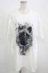 画像1: CuLLt / プリントTシャツ  白 H-25-08-13-049-PU-TO-KB-ZH (1)