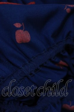画像4: MILK / Littleアップルブラウス  ネイビー×レッド H-25-08-13-053-ML-BL-KB-ZH