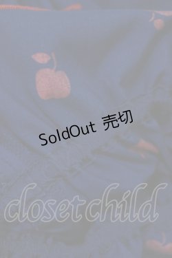 画像4: MILK / Littleアップルブラウス  ネイビー×レッド H-25-08-13-053-ML-BL-KB-ZH