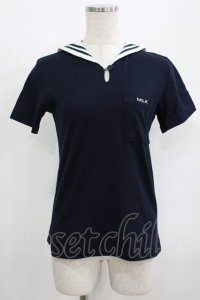 MILK / セーラーカラートップス  ネイビー H-25-08-13-055-ML-TO-KB-ZH