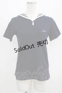 画像1: MILK / セーラーカラートップス  ネイビー H-25-08-13-055-ML-TO-KB-ZH