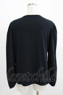 画像3: Jane Marple Dans Le Salon / Puffy sleeve pullover  ネイビー H-25-08-13-057-JM-TO-KB-ZH