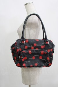 Jane Marple / Skipping cherries bag  ブラック H-25-08-13-064-JM-BG-KB-ZH