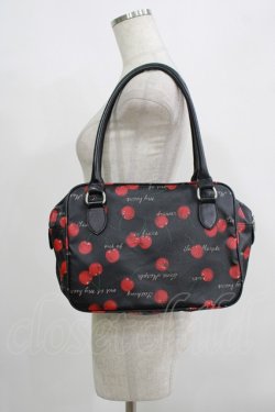 画像2: Jane Marple / Skipping cherries bag  ブラック H-25-08-13-064-JM-BG-KB-ZH