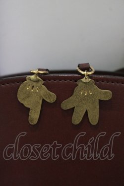 画像8: Jane Marple / フォーマルミッキーのシルエットバッグ  ブラウン H-25-08-13-065-JM-BG-KB-ZH