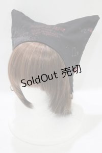 h.NAOTO / 猫耳帽子  黒 H-25-08-13-074-HN-AC-KB-ZH