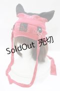 h.ANARCHY / 猫耳帽子  黒×赤 H-25-08-13-075-HN-AC-KB-ZH