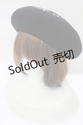 MILKBOY / CLOCKEDベレー  ブラック×ゴールド H-25-08-13-077-MB-AC-KB-ZH