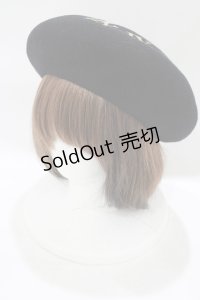 MILKBOY / CLOCKEDベレー  ブラック×ゴールド H-25-08-13-077-MB-AC-KB-ZH