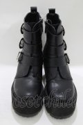 KILL STAR / ベルト付き厚底シューズ UK4(約23cm) 黒 H-25-08-13-079-SL-SH-KB-ZH