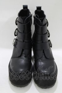 KILL STAR / ベルト付き厚底シューズ UK4(約23cm) 黒 H-25-08-13-079-SL-SH-KB-ZH