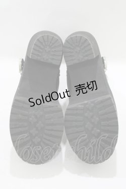 画像4: KILL STAR / ベルト付き厚底シューズ UK4(約23cm) 黒 H-25-08-13-079-SL-SH-KB-ZH