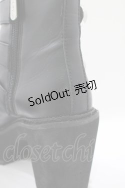 画像5: KILL STAR / ベルト付き厚底シューズ UK4(約23cm) 黒 H-25-08-13-079-SL-SH-KB-ZH