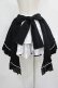 画像3: FRILL / ウサギ刺繍バッスルフリルスカート  黒 H-25-08-13-010-HN-SK-KB-ZH