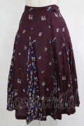 Jane Marple Dans Le Salon / Dance with roses gored skirt  ボルドーミックス H-25-08-13-013-JM-SK-KB-ZH