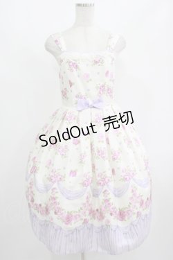 画像1: Emily Temple cute / フリルROSEノースリーブワンピース  ラベンダー H-25-08-13-002-ET-OP-KB-ZH