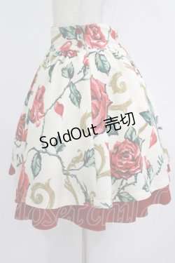 画像2: MILK / ロージーローズスカート  レッドローズ H-25-08-13-019-ML-SK-KB-ZH