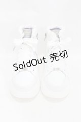 YOSUKE / 厚底ハイカットリボンスニーカー M ホワイト H-25-08-14-001-PU-SH-KB-ZH