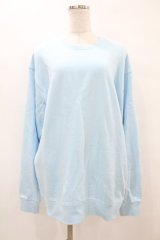 NieR Clothing / ブルーラビットトレーナー【BACK DESIGN】  サックス H-25-08-14-039-PU-TO-KB-ZH
