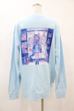 画像2: NieR Clothing / ブルーラビットトレーナー【BACK DESIGN】  サックス H-25-08-14-039-PU-TO-KB-ZH