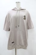 NieR Clothing / 半袖プルパーカー  ベージュ H-25-08-14-040-PU-TO-KB-ZH