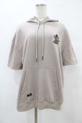 NieR Clothing / 半袖プルパーカー  ベージュ H-25-08-14-040-PU-TO-KB-ZH