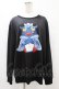 画像1: NieR Clothing / プリントLONG CUTSEW  黒 H-25-08-14-041-PU-TO-KB-ZH (1)