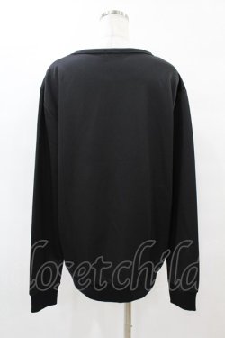 画像2: NieR Clothing / プリントLONG CUTSEW  黒 H-25-08-14-041-PU-TO-KB-ZH