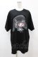 画像1: NieR Clothing / プリントCOTTON CUTSEW XL 黒 H-25-08-14-043-PU-TO-KB-ZH (1)
